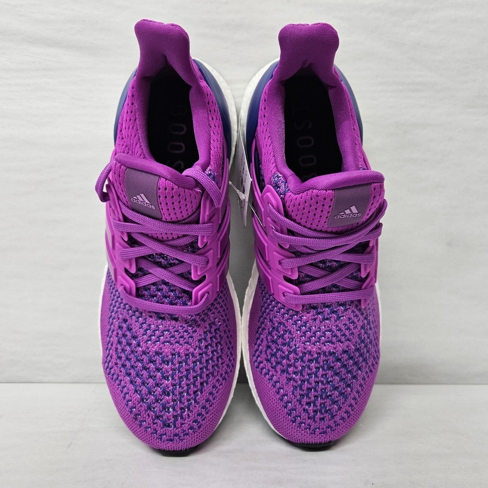 Adidas Ultraboost 1.0 W Running Shoes JR1993 Purple Blue White Women's Size 8 - Picture 5 of 10